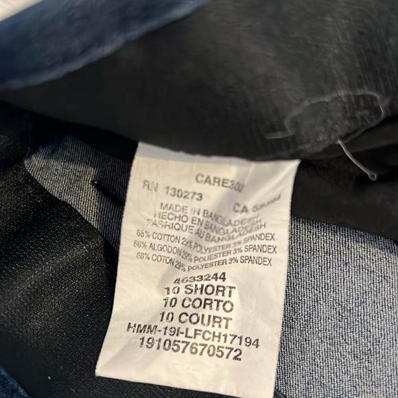 Lee Regular Fit Mid Rise Trouser Flex Motion Dark Blue Womens Size 10 Short - Picture 4 of 7